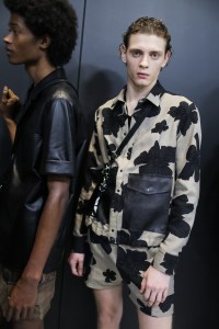 Backstage at Neil Barrett Men's Spring 2019