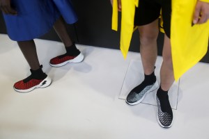 Backstage at Neil Barrett Men's Spring 2019