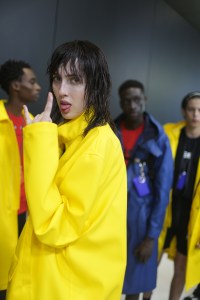Backstage at Neil Barrett Men's Spring 2019