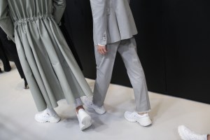 Backstage at Neil Barrett Men's Spring 2019