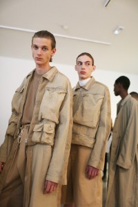 Backstage at OAMC Men's Spring 2019