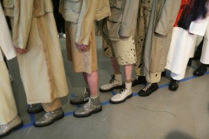 Backstage at OAMC Men's Spring 2019