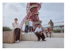 From left: Sharon Wauchob; Ka Wa Key Chow and Jarno Leppanen of Ka Wa Key; Bianca Saunders, and Luca Marchetto and Jordan Bowen of JordanLuca.