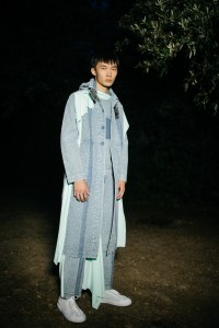 Backstage at Craig Green men's spring 2019