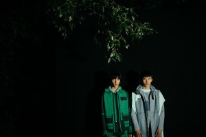Backstage at Craig Green men's spring 2019