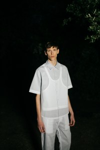 Backstage at Craig Green men's spring 2019