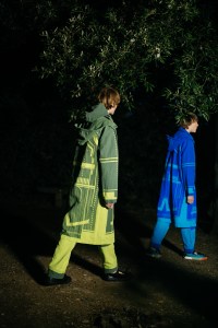 Backstage at Craig Green men's spring 2019
