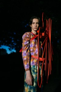 Backstage at Craig Green men's spring 2019