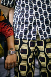 Backstage at Roberto Cavalli men's spring 2019
