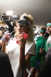 Backstage at Plein Sport Men's Spring 2019