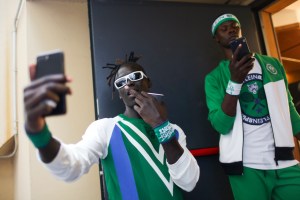 Backstage at Plein Sport Men's Spring 2019