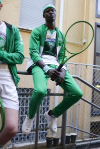 Backstage at Plein Sport Men's Spring 2019
