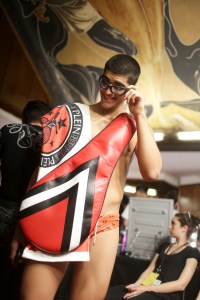 Backstage at Plein Sport Men's Spring 2019