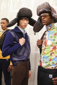 Backstage at Prada Men's Spring 2019