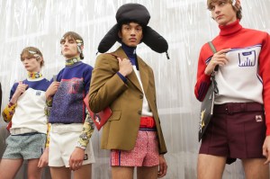 Backstage at Prada Men's Spring 2019