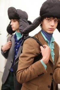 Backstage at Prada Men's Spring 2019