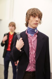 Backstage at Prada Men's Spring 2019
