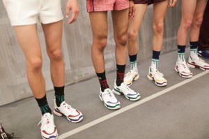 Backstage at Prada Men's Spring 2019