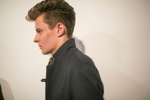 Backstage at Oliver Spencer Men's Spring 2019
