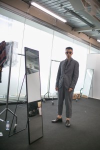 Backstage at Oliver Spencer Men's Spring 2019