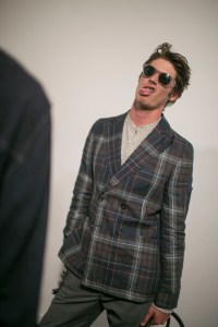 Backstage at Oliver Spencer Men's Spring 2019