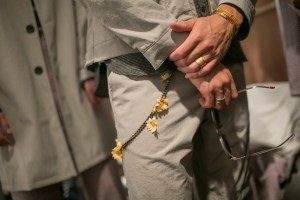 Backstage at Oliver Spencer Men's Spring 2019