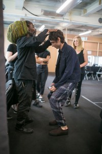 Backstage at Oliver Spencer Men's Spring 2019