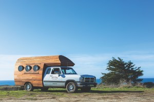 Patagonia’s Worn Wear vehicle travels to different locations to offer repairs on-the-spot.