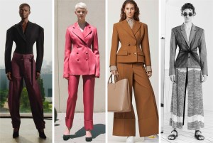 From Left: Mugler, Marina Moscone, Sara Battaglia, and Chalayan.