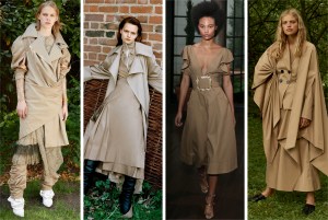 From Left: Preen by Thornton Bregazzi, Pringle of Scotland, Oscar de la Renta, and Claudia Li