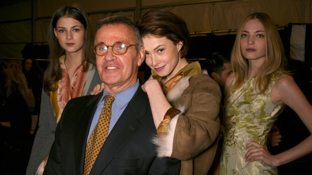 Michael Vollbracht and Elettra Ingrid Wiedemann RosselliniBILL BLASS AUTUMN 2006 SHOW, OLYMPUS FASHION WEEK, NEW YORK, AMERICA - 06 FEB 2006