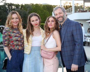 Leslie Mann, Iris Apatow, Maude Apatow and Judd ApatowChanel NRDC dinner, Inside, Los Angeles, USA - 02 Jun 2018