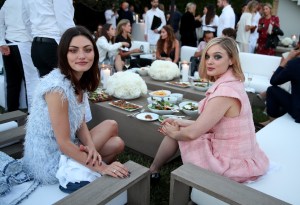 Phoebe Tonkin and Bella HeathcoteChanel NRDC dinner, Inside, Los Angeles, USA - 02 Jun 2018