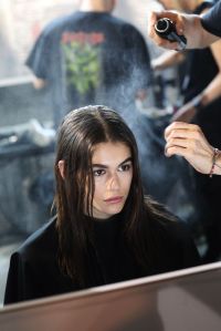 Backstage at Alexander Wang Resort 2019