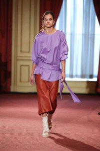 Model on the catwalkRachel Comey Resort 2019 show, Runway, Los Angeles, USA - 05 Jun 2018