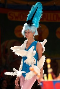 Model on the catwalkMoschino show, Runway, Spring Summer 2019 Menswear and Women's Resort Collection, Los Angeles, USA - 08 June 2018