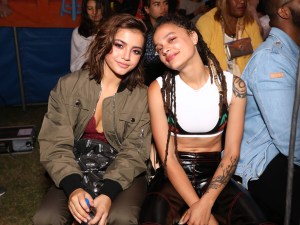 Isabela Moner and Sasha Lane
Moschino show, Front Row, Spring Summer 2019 Menswear and Women's Resort Collection, Los Angeles, USA - 08 June 2018