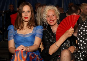 Liz Goldwyn and Ellen von UnwerthMoschino show, Front Row, Spring Summer 2019 Menswear and Women's Resort Collection, Los Angeles, USA - 08 June 2018