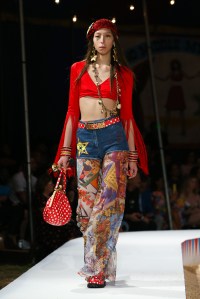 Model on the catwalkMoschino show, Runway, Spring Summer 2019 Menswear and Women's Resort Collection, Los Angeles, USA - 08 June 2018