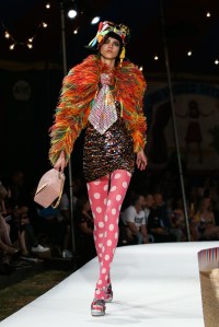 Model on the catwalkMoschino show, Runway, Spring Summer 2019 Menswear and Women's Resort Collection, Los Angeles, USA - 08 June 2018