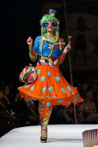 Model on the catwalkMoschino show, Runway, Spring Summer 2019 Menswear and Women's Resort Collection, Los Angeles, USA - 08 June 2018