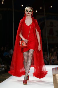 Model on the catwalkMoschino show, Runway, Spring Summer 2019 Menswear and Women's Resort Collection, Los Angeles, USA - 08 June 2018