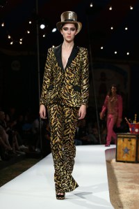 Model on the catwalkMoschino show, Runway, Spring Summer 2019 Menswear and Women's Resort Collection, Los Angeles, USA - 08 June 2018