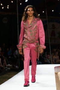 Model on the catwalkMoschino show, Runway, Spring Summer 2019 Menswear and Women's Resort Collection, Los Angeles, USA - 08 June 2018