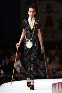 Model on the catwalkMoschino show, Runway, Spring Summer 2019 Menswear and Women's Resort Collection, Los Angeles, USA - 08 June 2018