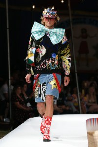 Jordan Barrett on the catwalkMoschino show, Runway, Spring Summer 2019 Menswear and Women's Resort Collection, Los Angeles, USA - 08 June 2018