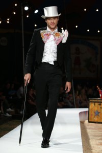 Model on the catwalkMoschino show, Runway, Spring Summer 2019 Menswear and Women's Resort Collection, Los Angeles, USA - 08 June 2018