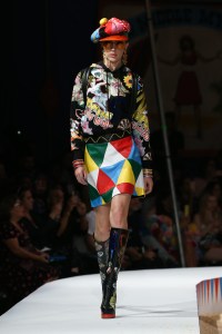 Model on the catwalkMoschino show, Runway, Spring Summer 2019 Menswear and Women's Resort Collection, Los Angeles, USA - 08 June 2018