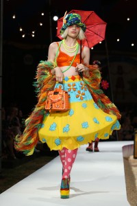 Model on the catwalkMoschino show, Runway, Spring Summer 2019 Menswear and Women's Resort Collection, Los Angeles, USA - 08 June 2018