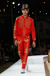 Model on the catwalkMoschino show, Runway, Spring Summer 2019 Menswear and Women's Resort Collection, Los Angeles, USA - 08 June 2018